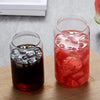 Can-Shaped Glass Cup with Bamboo Lid – High Borosilicate Drinkware