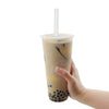 Borosilicate Glass Straw Set – Reusable Straws with Cleaning Brush