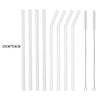 Borosilicate Glass Straw Set – Reusable Straws with Cleaning Brush