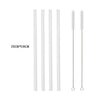 Borosilicate Glass Straw Set – Reusable Straws with Cleaning Brush