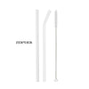Borosilicate Glass Straw Set – Reusable Straws with Cleaning Brush