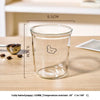 Gianxi High Beauty Coffee Cup Home Wine Cup Latte Cup High Temperature Water Resistant Glass High Borosilicate Glass Cup