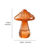 Mushroom Glass Vase – Mini Plant Propagation Decor