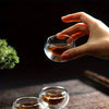 4/6pcs 50ml  Shot Glass Teacups Double Wall glasses Tea Cups Exquisite Kung Fu Drinkware Home Decor Espresso Vaso Heat Resistant