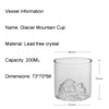 Mt. Fuji Glacier Glass Teacup – Stylish & Heat-Resistant