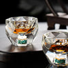 Diamond Faceted Shot Glass – 50ml Crystal Glass Cup