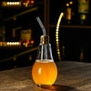 1pc Creative Bulb Fashion Cute Milk Juice Light Bulb Shape Cup 300/400/500ml Party Plastic Bottle Bar Tool