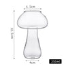Mushroom Cocktail Glass with Straw – Creative Drinkware Cup