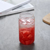 Can-Shaped Glass Cup with Bamboo Lid – High Borosilicate Drinkware