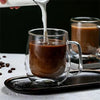 Double Wall Glass Coffee Mug – Heat-Resistant 150-350ml Cup