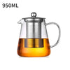 Borosilicate Glass Teapot with Stainless Steel Infuser – 1L