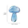 Mushroom Glass Vase – Mini Plant Propagation Decor