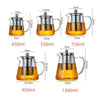 Borosilicate Glass Teapot with Stainless Steel Infuser – 1L