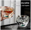 Diamond Faceted Shot Glass – 50ml Crystal Glass Cup