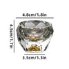Diamond Faceted Shot Glass – 50ml Crystal Glass Cup