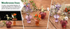 Mushroom Glass Vase – Mini Plant Propagation Decor