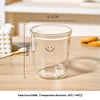 Gianxi High Beauty Coffee Cup Home Wine Cup Latte Cup High Temperature Water Resistant Glass High Borosilicate Glass Cup